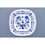 Český porcelán, a.s., Dubí Mísa salátová čtyřhranná ital. 26 cm, cibulák, Český porcelán