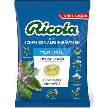 Čaj RICOLA Mentol Extra silný bez cukru 75g