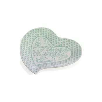 Talíř Talíř ve tvaru srdce s květinovým vzorem ALICE BRANDANI