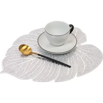 Podložka na stůl - List stříbrný