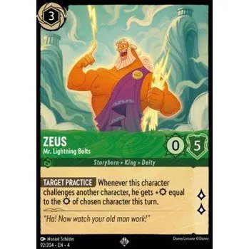 Sběratelská karetní hra URS 092/204 Zeus - Mr, Lightning Balls Verze: NORMAL, Stav Produktu: Near Mint