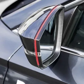 Auto-moto Milotec Designové červené lišty zpětných zrcátek Škoda Karoq (od roku 2017>)