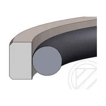 Hydraulický filtr Pístní těsnění 70x59x4,2 KPOR30 PTFE NBR