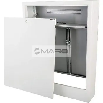 Skříň rozdělovače Gabotherm Skříň rozdělovače na zeď N6WS pro 12 okruhů, 1015 x 780 x 157 mm, bílá, N6WS