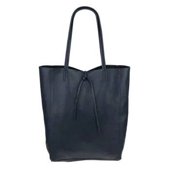 Kabelka NovaKabelka.cz Kožená italská kabelka Annalisa Blu Notte