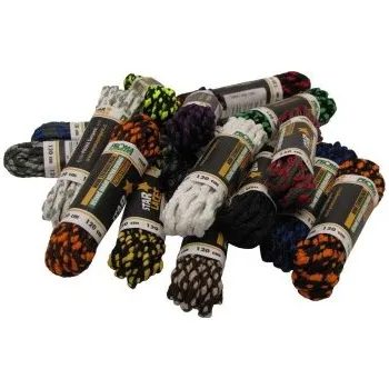 Tkaničky do bot Tkaničky PROMA Star Laces 160 cm šedá/modrá