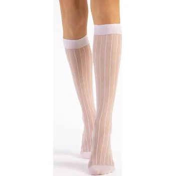 Dámské punčochy Silonkové podkolenky Fiore Linea 15 DEN G2144 Barva: Bílá, Velikost: UNI