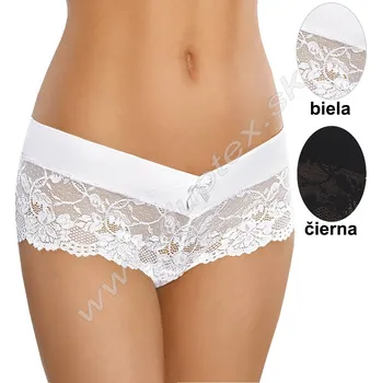 Dámská móda GABIDAR Kalhotky Gabidar-155 Barva: Biela, Velikost: S