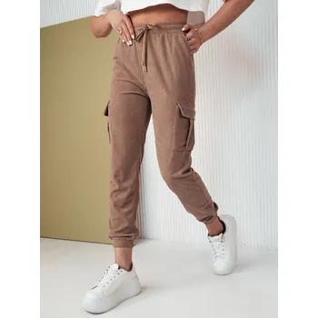 Dámské kalhoty Dámské kalhoty DSTREET FLAYON KARAMELOVÁ M/L