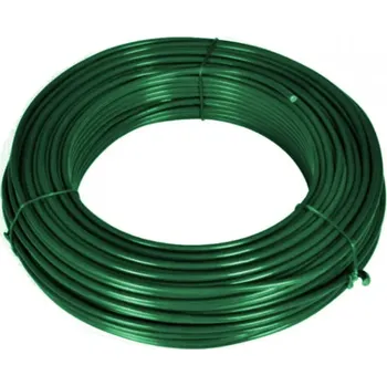 Příslušenství pro plot Napínací drát na pletivo 52 m zelený 3,4 mm Pilecký
