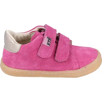 Dívčí tenisky Barefoot kožené celoroční boty KTR Dash fuxia 32
