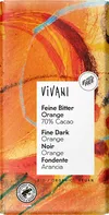 VIVANI Hořká čokoláda 70 % pomerančová BIO 100 g