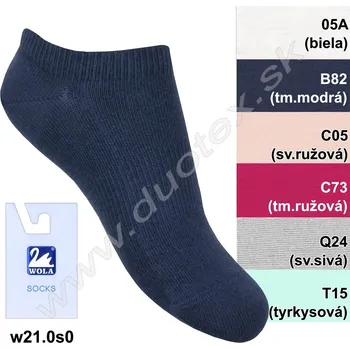 WOLA Kotníkové ponožky w21.0s0 Barva: 05A, Velikost: 21-23(14-15)