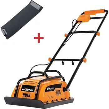 hutnicí technika Elektrická vibrační deska HULK EVOLUTION, 230V, 400 x 320 mm + podložka zdarma (Gumová podložka zdarma)