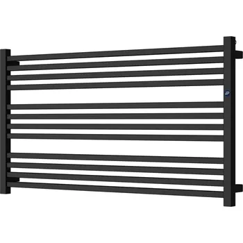 Radiátor Instalprojekt - Koupelnový radiátor STICK LEVEL černá barva - Barva - Černá , Doporučená topná tyč (W) - 400, Rozměr A - 80, Rozměr C - 55.5, Skutečný rozměr radiátoru (v mm) - 800 x 555 mm, Typ připojení - Středové 50 mm RADSTIL806031SP