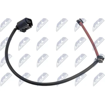 Brzdová destička Výstražný kontakt, opotřebení obložení NTY HCZ-VW-012