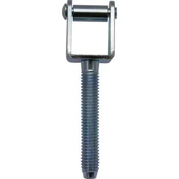 Okenní klika TKZ Polná Skoba okenní k zašroubování M8x50 modrý zinek