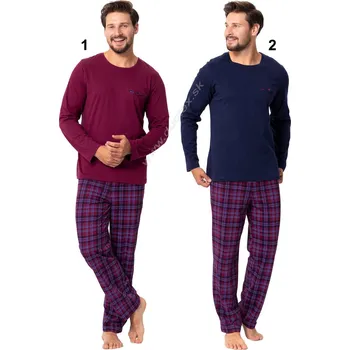 Pánské pyžamo Hotberg(M-Max) Pánské pyžamo Emilio1392 Barva: 1-bordová, Velikost: XL