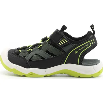 Dívčí žabky Dětské outdoorové sandály ALPINE PRO Unewo černé Velikost: 32