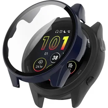 Příslušenství k chytrým hodinkám Ochranný kryt pro Garmin Forerunner 165 - Tmavě modrý