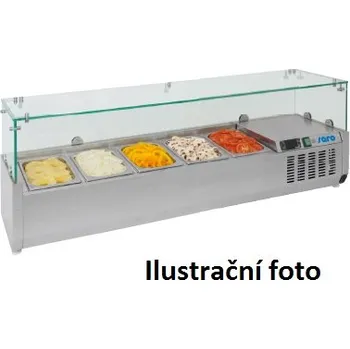 Stolní chlazená vitrína - nástavec • VRX 1800/380 (323-1040)
