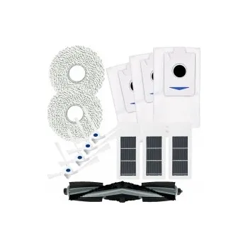Příslušenství k robotickému vysavači Kartáče, HEPA filtry k vysavači ECOVACS Deebot DEX86 sada mopů a sáčky 12ks