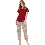 LEVEZA (M-Max) Dámské pyžamo Lian1311 Barva: 1-bordová, Velikost: M