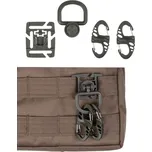 Mil-Tec (Německo) - MLT Molle adapter + 2 x S karabina - Oliv
