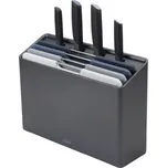 Joseph Joseph Sada čtyř plastových prkének a nožů se stojanem Folio Plus