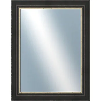 Zrcadlo DANTIK - Zarámované zrcadlo - rozměr s rámem cca 70x90 cm z lišty GREECE černá (2641)