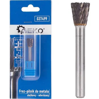 Příslušenství k frézce Stopková fréza na kov 12x12mm, obrácený kužel GEKO, , ,