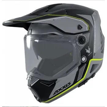 Helma na motorku AXXIS Enduro helma AXXIS WOLF DS roadrunner B2 lesklá šedá XXL