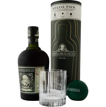 Diplomatico Reserva Exclusiva 0,7l + sklenice a tvořítko na led