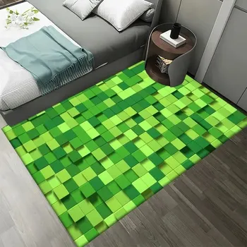 Koberec Barevný geometrický 3D koberec do obývacího pokoje - 16,80 x 120 cm 23 x 47 palců