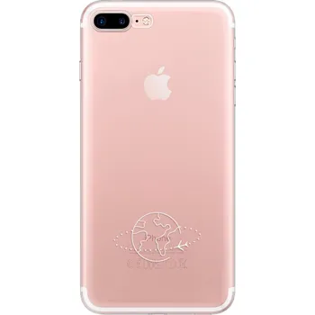 Telefonní příslušenství Odolné silikonové pouzdro iSaprio - čiré - Travel - iPhone 7 Plus