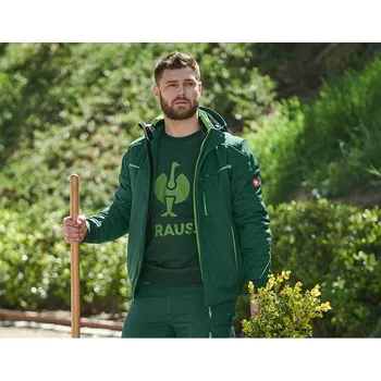 Pánská softshellová bunda Softshellová bunda zimní pracovní oděvy e.s.motion 2020 velikost M zelená/mořská zelená Strauss Pracovní oblečení
