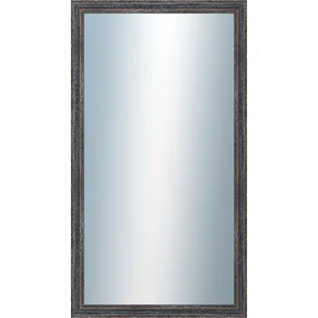 Zrcadlo DANTIK - Zarámované zrcadlo - rozměr s rámem cca 50x90 cm z lišty LYON černá (2705)