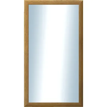 Zrcadlo DANTIK - Zarámované zrcadlo - rozměr s rámem cca 50x90 cm z lišty LEDVINKA hnědá (1441)
