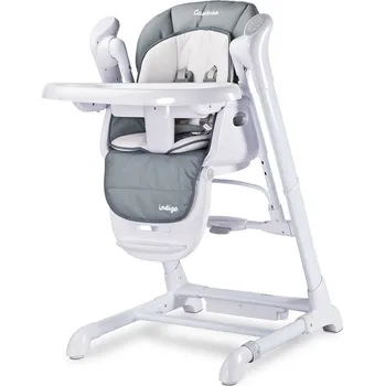 Jídelní židlička Dětská jídelní židlička 2v1 Caretero Indigo grey