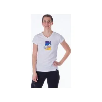 Dámské tričko Northfinder Meagan white XL; Bílá triko