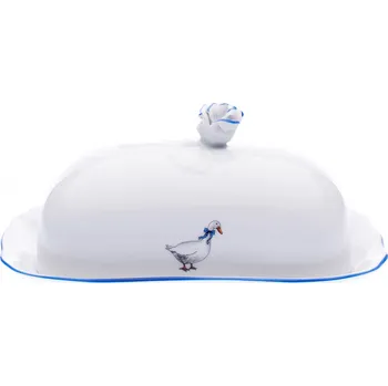Máslenka Český porcelán, a.s., Dubí Máslenka, husy, 250g, Český porcelán Dubí