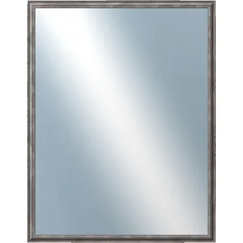 Zrcadlo DANTIK - Zarámované zrcadlo - rozměr s rámem cca 70x90 cm z lišty TRITON cín (2146)