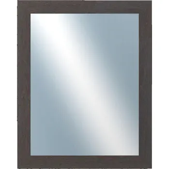 Zrcadlo DANTIK - Zarámované zrcadlo - rozměr s rámem cca 40x50 cm z lišty RETRO tmavě šedá (2529)