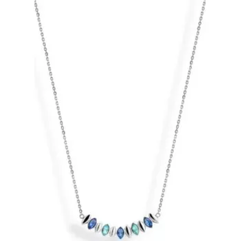 Náhrdelník Victoria VBKACA76645 náhrdelník s barevnými kameny Silver