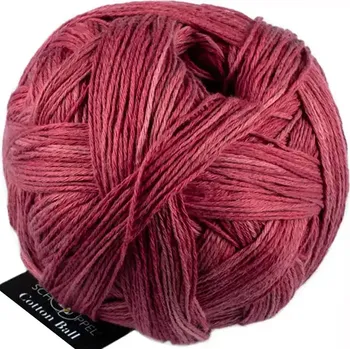 Příze Schoppel Wolle Cotton ball 2273 Ziegelrot (Příze Cotton ball 2273 Ziegelrot)