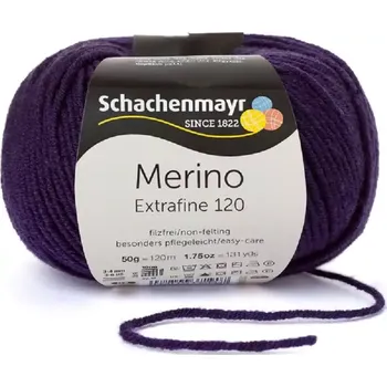 Příze Schachenmayr Merino extrafine 120 Lilková 149 (Příze Merino extrafine 120 Lilková 149)