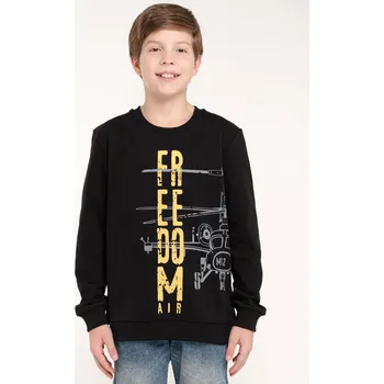 Chlapecká mikina Chlapecká mikina Freedom Air - černá 146