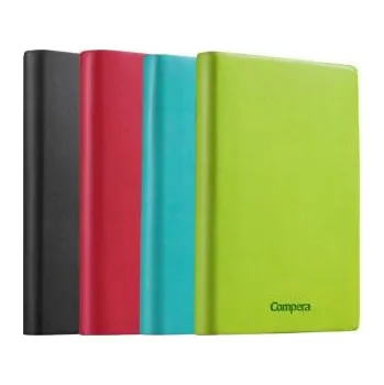 Zápisník Comix Poznámkový blok Compera PU C8022 A5/Linkovaný Barva: Modrá