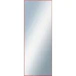 DANTIK - Zarámované zrcadlo - rozměr s rámem cca 60x160 cm z lišty Hliník červená | P01-098 (7001098)