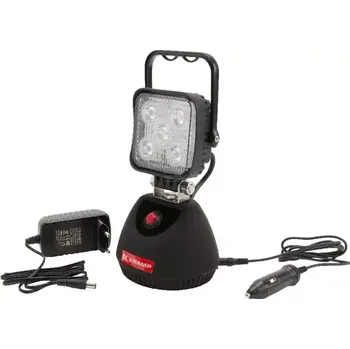 Autodíl KRAMP Pracovní světlo LED LA80001, magnetické a dobíjecí, 11-36 V, 15 W, 900 lm, ideální pro offroad a univerzální použití